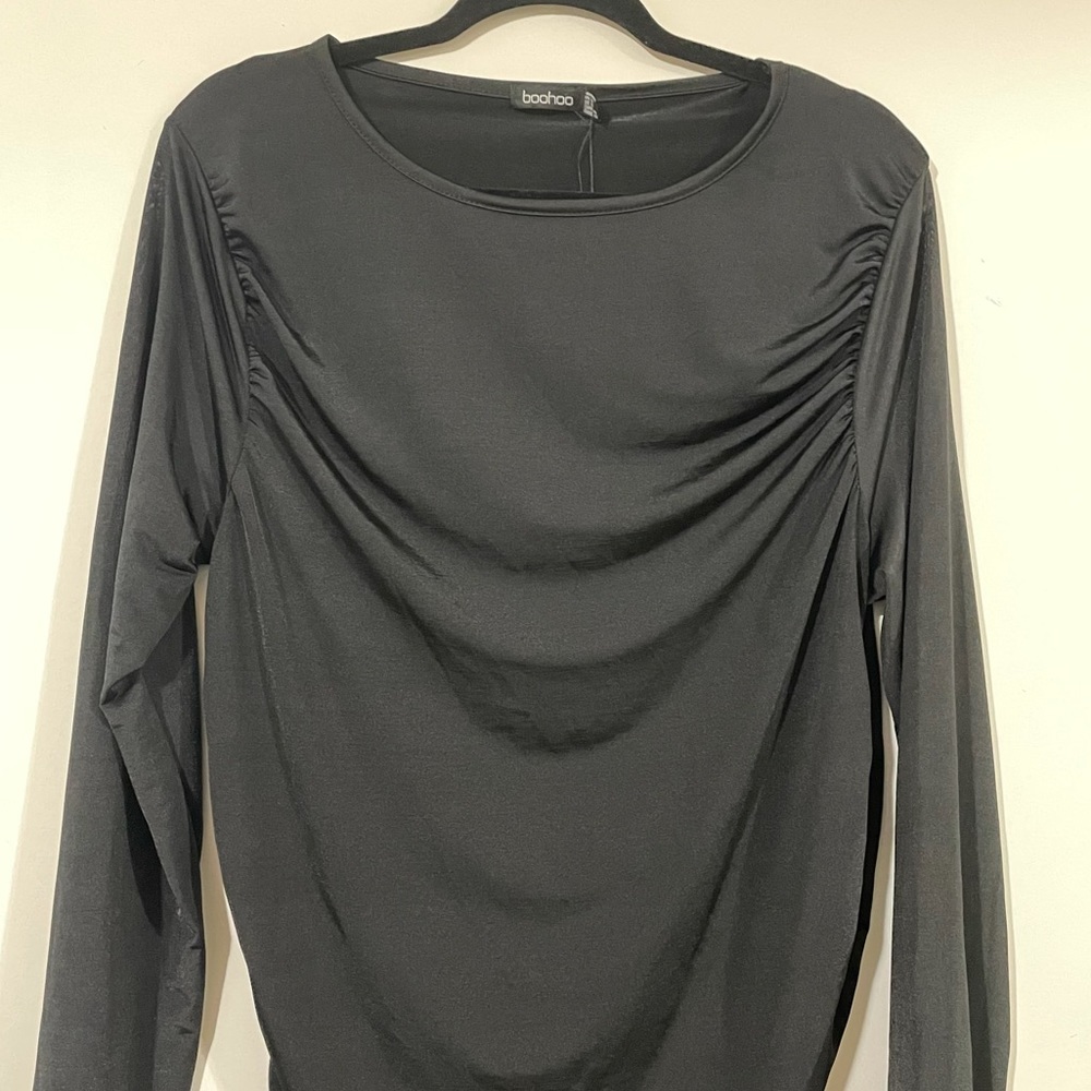 Plus Ruched Side Maxi Dress - Picture 2 of 5